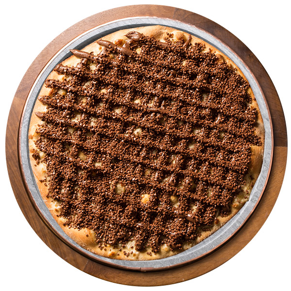 Pizza de BRIGADEIRO SEM GLÚTEN